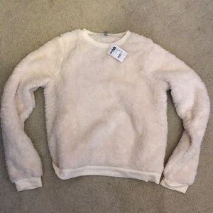 Cozy white sweater size XS